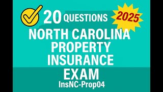 North Carolina Property Insurance Practice Exam (InsNC-Prop04) - 20 Questions Free