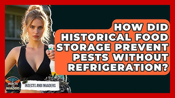 How Did Historical Food Storage Prevent Pests Without Refrigeration? - Insects and Invaders