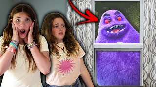 Grimace Came To Our House! *Don't Drink The Grimace Shake* Skit