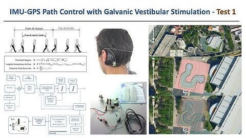 IMU-GPS Path Control with Galvanic Vestibular Stimulation - Test 1