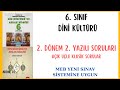 6 snf din kltr 2 dnem 2 yazl sorular ak ulu sorular 6 snf din 2 yazl