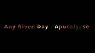 Any Given Day - Apocalypse | Drum Cover