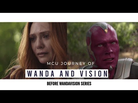 Wanda and Vision || Journey before Wandavision series || Vision's creation and death