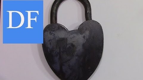 Blacksmithing Project - A Basic Padlock