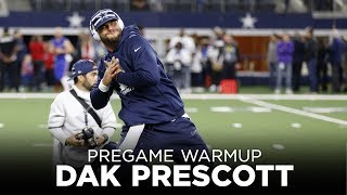 Watch: Cowboys QB Dak Prescott’s pregame \\
