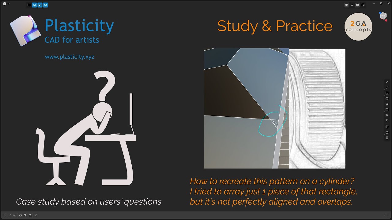 Plasticity Straight knurling pattern on a cylinder YouTube