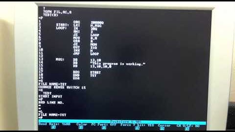 Altair 8800 - Video #23 - MITS Programming System II (Loading and Saving Programs)