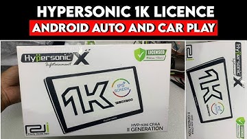 Finally Showing You Hypersonic 1K Android Stereo With Licensed Apple Carplay &Android Auto |