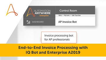 End-to-End Invoice Processing with IQ Bot and Enterprise | RPA for Finance & Accounting