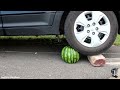 Car vs watermelon