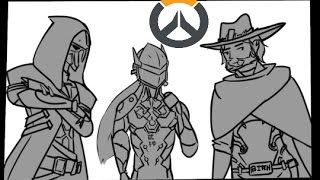 Overwatch comic dub: Widows Kiss ft: SeigiVA,CaptianSpazz,Dijit,Hamlet,Dangerrzone & Somniatica