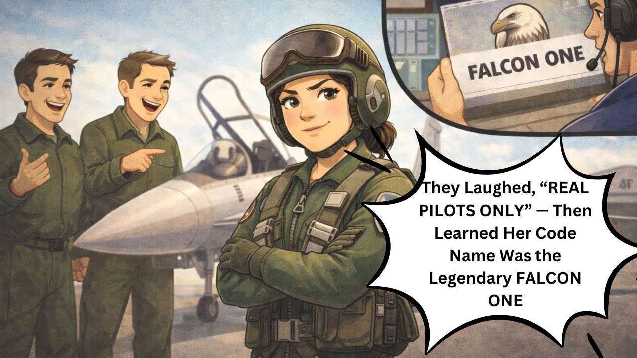 They Laughed, “REAL PILOTS ONLY” — Then Learned Her Code Name Was the Legendary FALCON ONE
