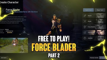FREE TO PLAY FORCE BLADER GAMEPLAY JOURNEY IN CABAL INFINITE COMBO SEA PART 2⚔️
