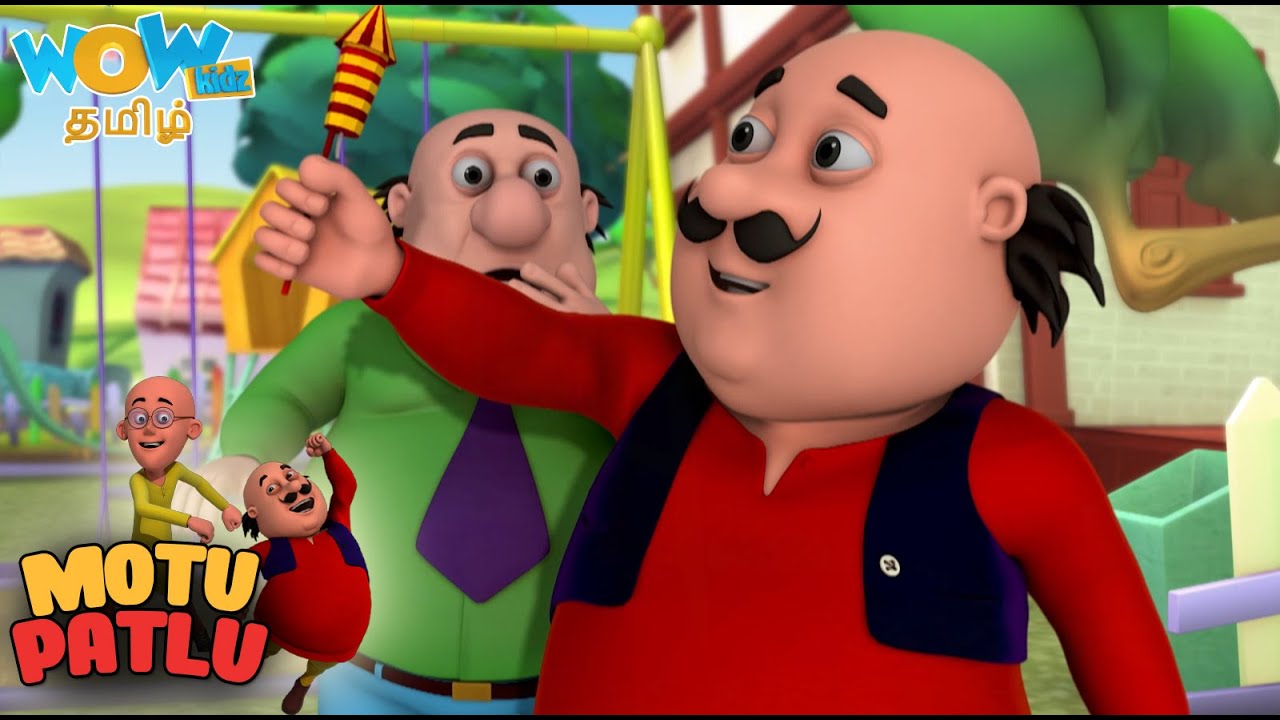 Motu Patlu aur Snow Park  Motu Patlu in Tamil     S01  Tamil Cartoons   spot