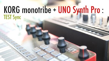 KORG monotribe + UNO Synth Pro : TEST Sync