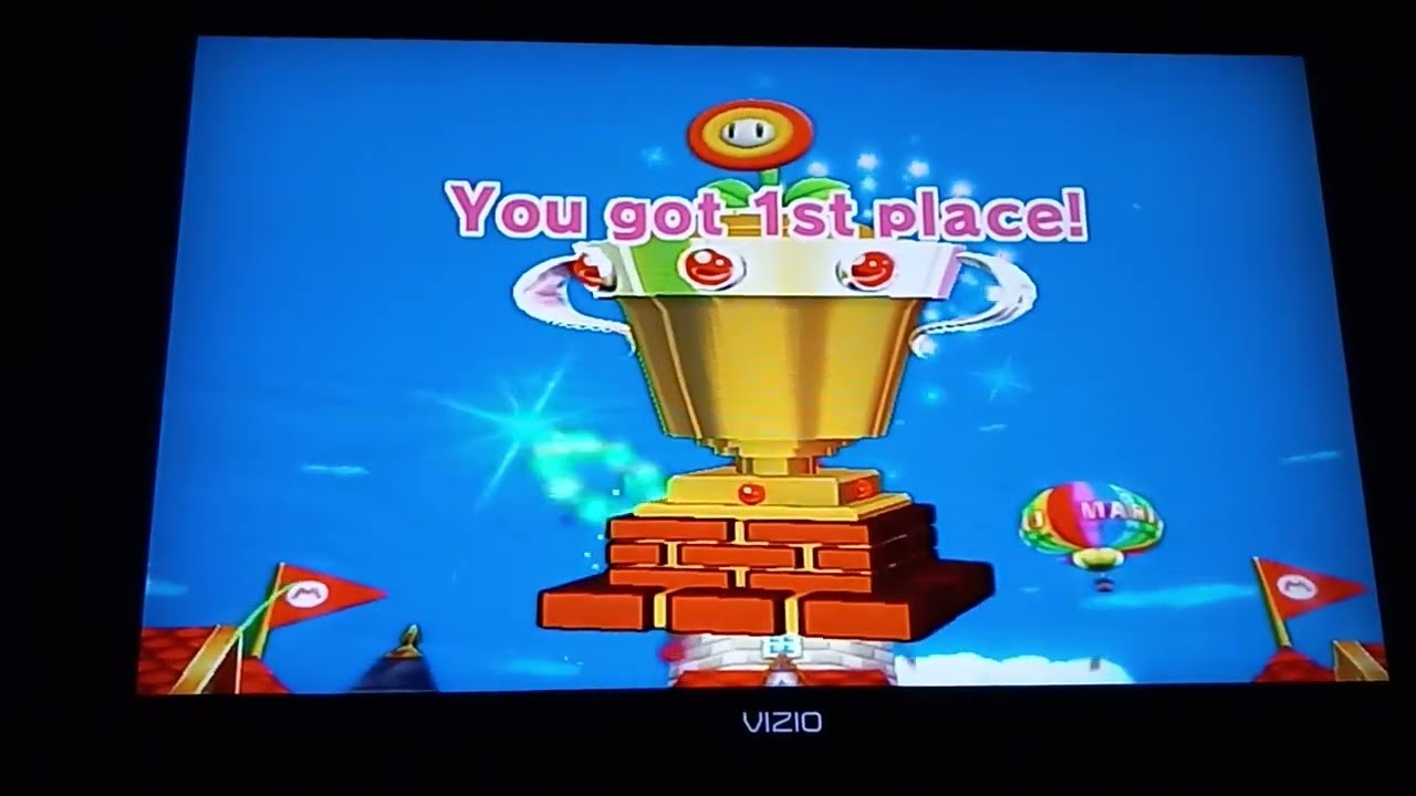 Evolution of Daisy in Trophy Ceremonies on Mario Kart Series (2008 - 2017)