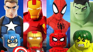 Marvel Avengers Iron Man, Spider-Man, Hulk,Superman, Batman, Joker, Wonder Woman, Harley Quinn