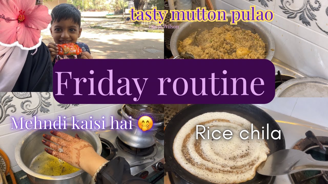 Jummah Routine 🌙 | Tasty Mutton Pulao Recipe 🍖🍚 ✨
