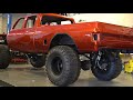 Unique square body 1986 gmc k30 crew cab monster truck