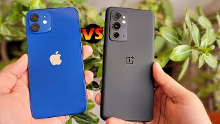 iPhone 12 vs OnePlus 9RT Detailed Camera Test🔥| Shocking Results! (HINDI)