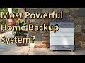 Whole home battery backup homegrid solar
