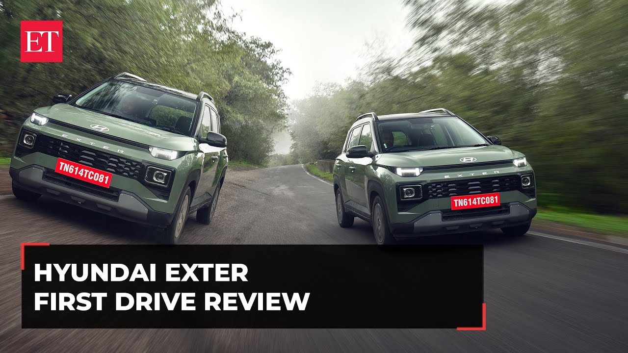 Hyundai Exter: Hyundai Exter First Drive Review: Will it be the new  benchmark? - The Economic Times Video