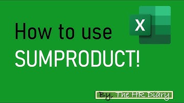 How to Use SUMPRODUCT!
