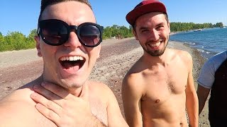 WE WENT TO A NUDE BEACH!