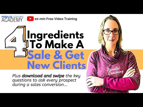 4 Ingredients To Make A Sale and Get New Clients