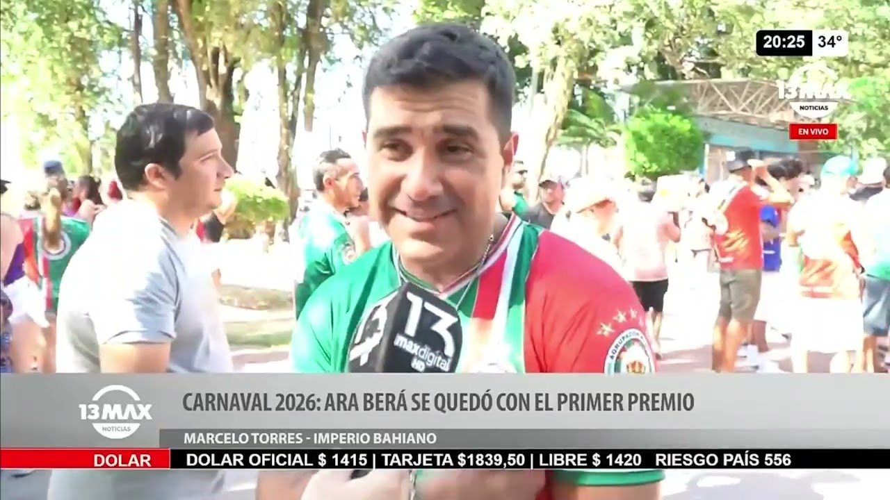 Carnaval 2026 Ará Berá se quedó con el primer premio - Marcelo Torres