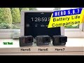 GoPro Hero7, Hero6, Hero5: Battery life Comparison - GoPro Tip #616