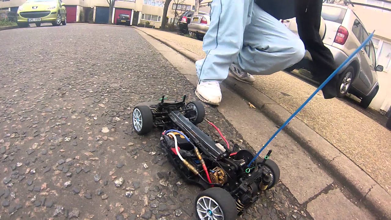 rc car battery fire.. YouTube