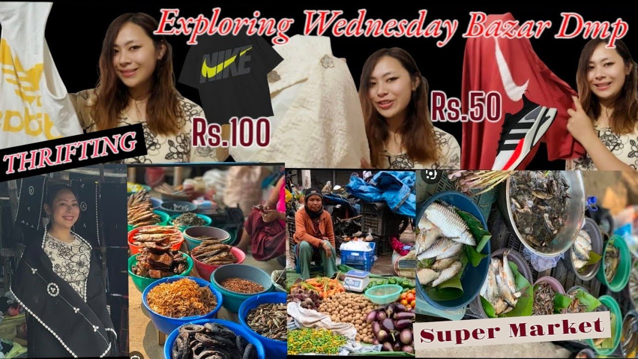 Exploring Wednesday Market Dimapur🤩|| Thrifting || vlog💟 #supermarket#dimapur #nagaland @Aholi Sumi