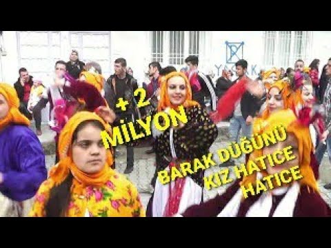 BARAK DÜĞÜNÜ DEDİĞİN BÖYLE OLUR DAVUL ZURNA EŞLİĞİNDE KIZ HATİCE HATİCE ERDOĞAN AİLESİ