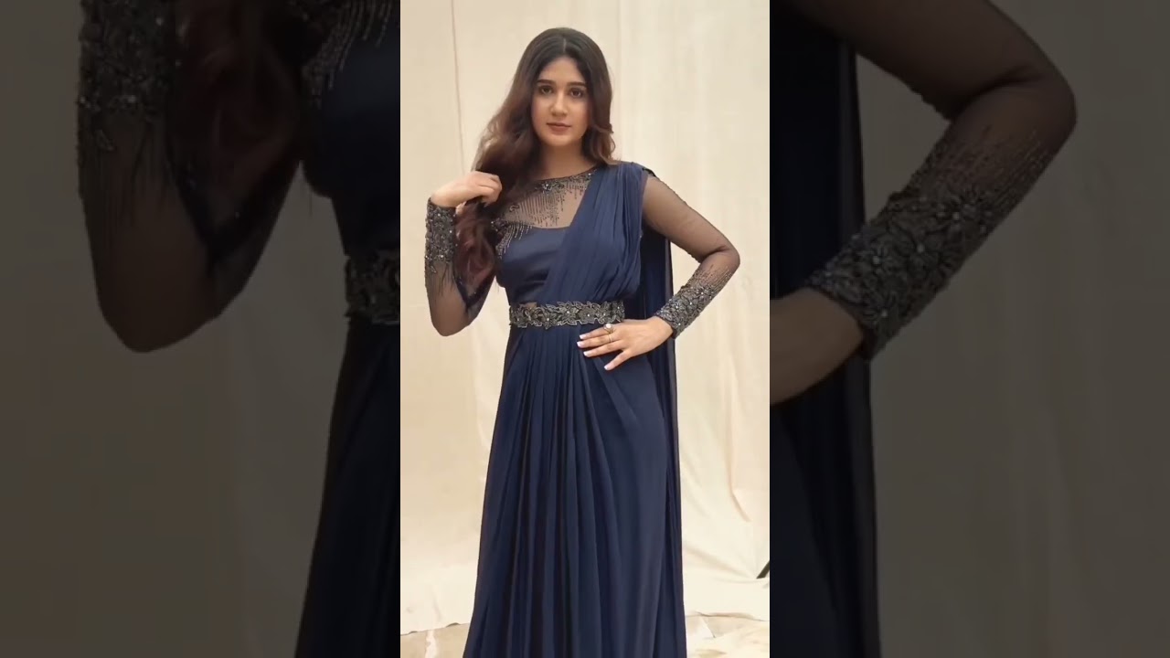 Gorgeous saree gown ♥️