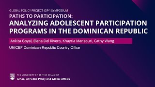 2025 GP² Symposium - UNICEF Dominican Republic Country Office