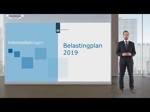 Intermediairdagen 2018-2019: Inkomstenbelasting -  Belastingplan 2019