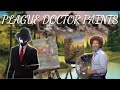 Plague Doctor PAINTS with Bob Ross