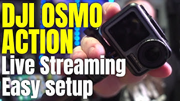 DJI OSMO Action live streaming for YouTube and FaceBook
