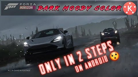 dark moody color grading  | Cinematic color grading | kinemaster tutorial