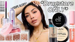 FULL FACE drugstore makeup &amp; Affordable dupes you need | lets talk for real ✨