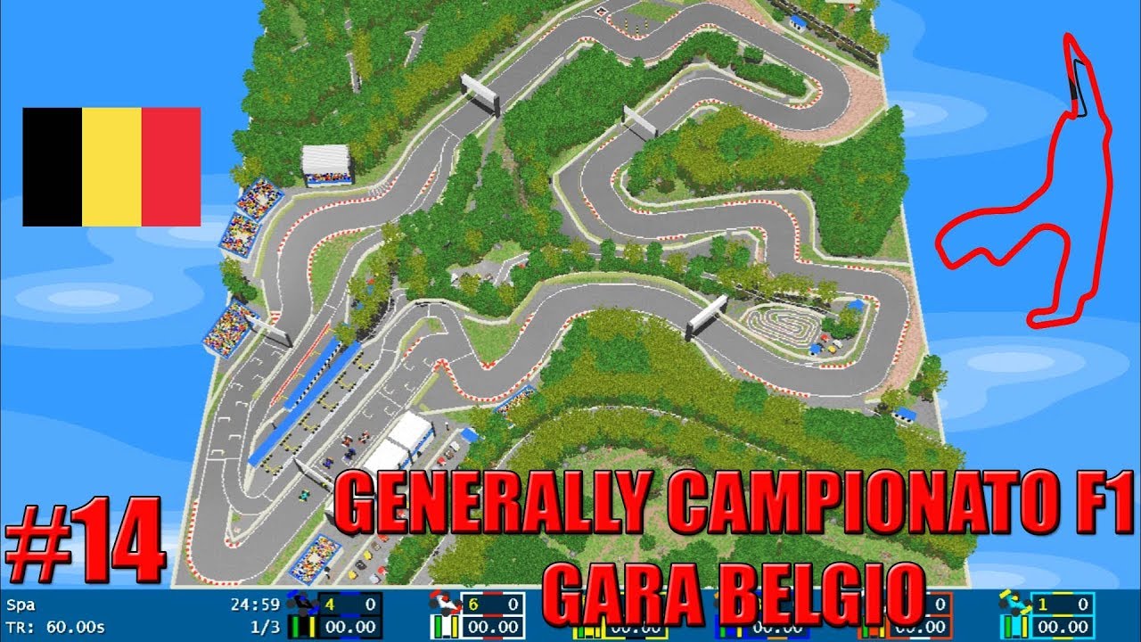 GeneRally - Gameplay ITA - Campionato F1 - Let's Play #14 - Gara Belgio - Race of 25 minutes GeneRally - Gameplay ITA - Campionato F1 - Let's Play #14 - Gara Belgio - Race of 25 minutes