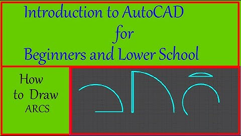 How to draw Arcs when given: center, radius; arc length; angle start and end in AutoCAD