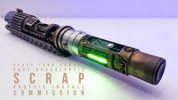A Space Junk Sabers ‘Post Apocalyptic Scrap’ Custom Commission Install