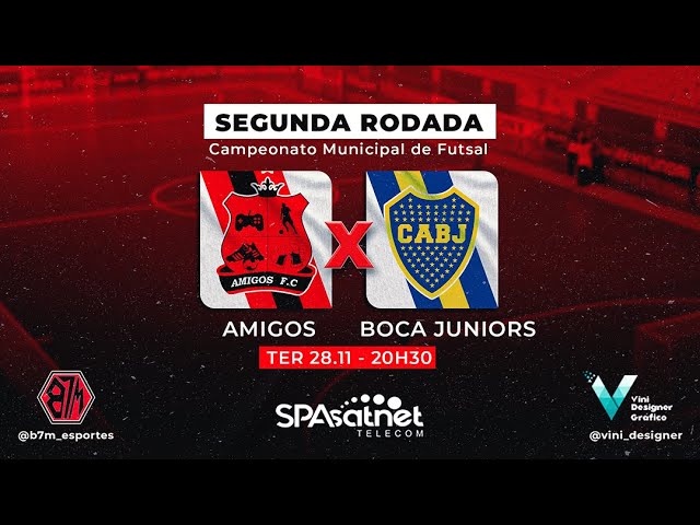 Boca Junior x Amigos - Campeonato Municipal de Futsal Castelo do