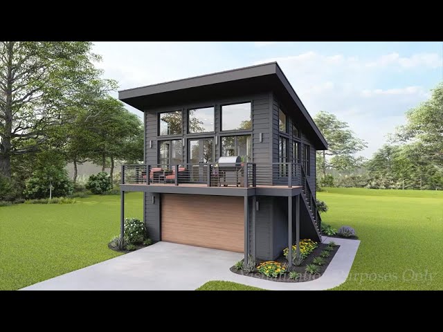 Modern House Plan 940-00198 With Interior - Youtube