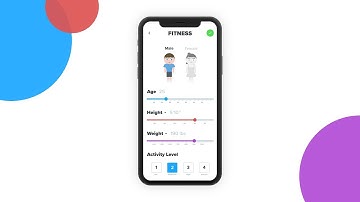 Adobe XD | AI - Fitness App UI Design (Speed Art)