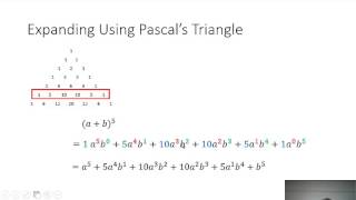 11C Expanding Binomials using Pascal's Triangle Profile