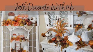 FALL DECORATE WITH ME - FRENCH COUNTRY FALL DECOR - FALL DINING ROOM TOUR - FALL DINING ROOM DECOR