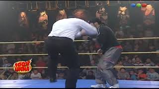 CARA DE MASCARA VS HIPHOPMAN PROGRAMA 184 100%LUCHA